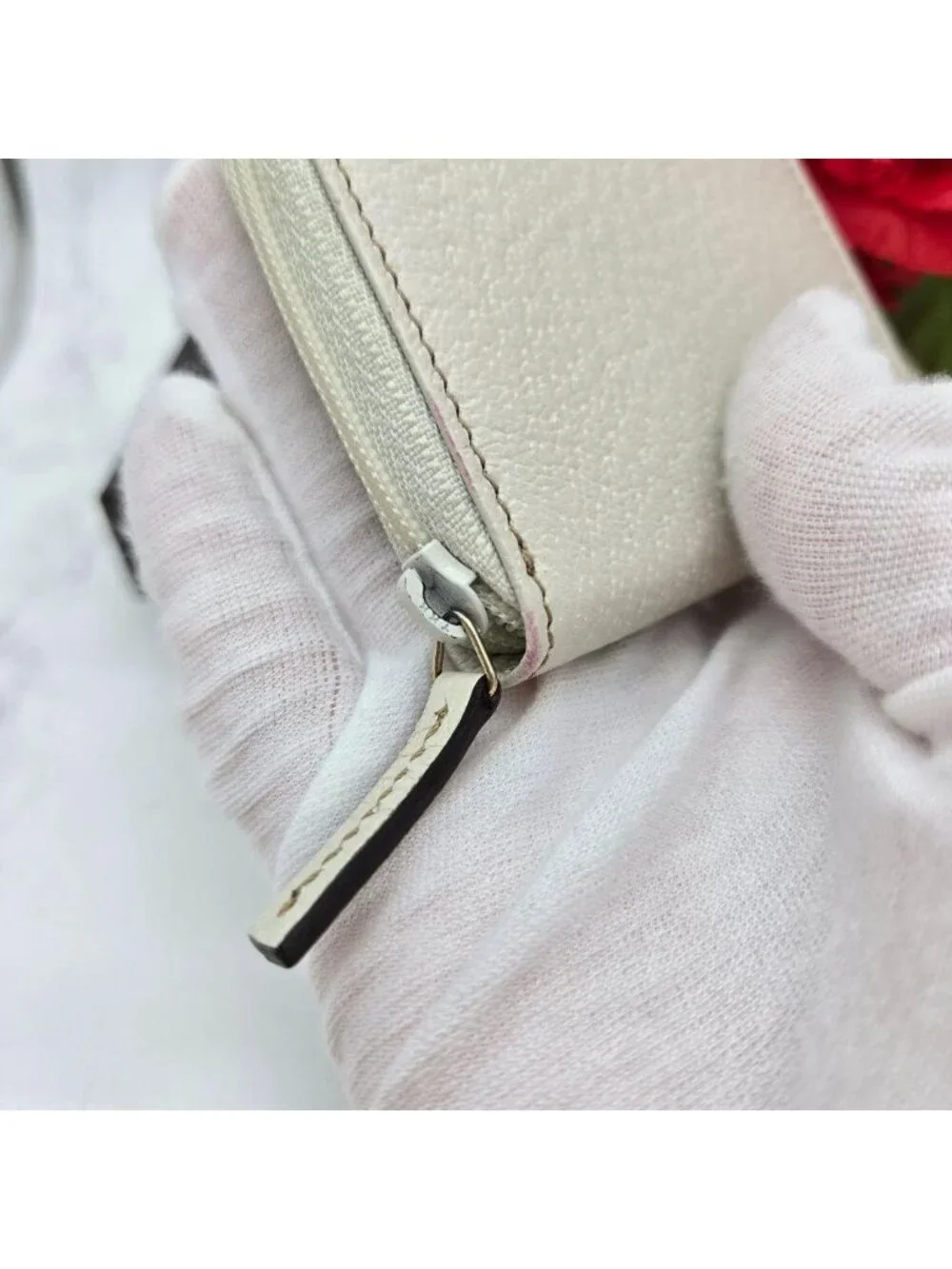Gucci Coin Purse Wallet Flower Floral Pattern - Picture 4 of 13